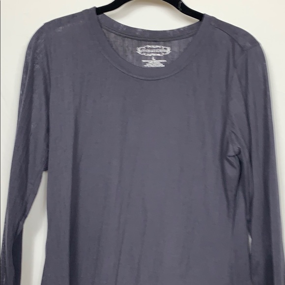 Maurice’s grey thin long sleeved tee shirt size Lg - Picture 2 of 5